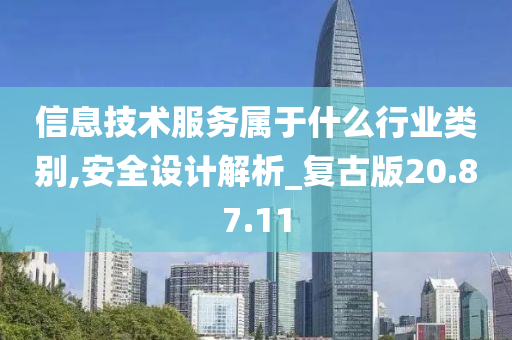 信息技术服务属于什么行业类别,安全设计解析_复古版20.87.11