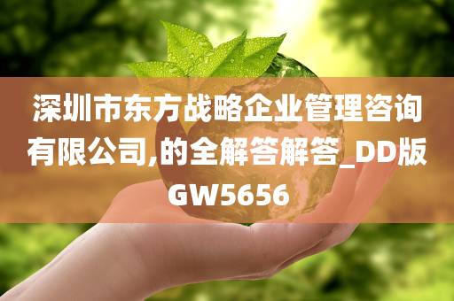 深圳市东方战略企业管理咨询有限公司,的全解答解答_DD版GW5656