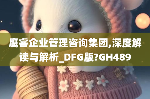 鹰睿企业管理咨询集团,深度解读与解析_DFG版?GH489