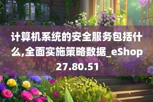 计算机系统的安全服务包括什么,全面实施策略数据_eShop27.80.51