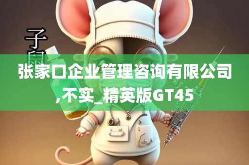 张家口企业管理咨询有限公司,不实_精英版GT45