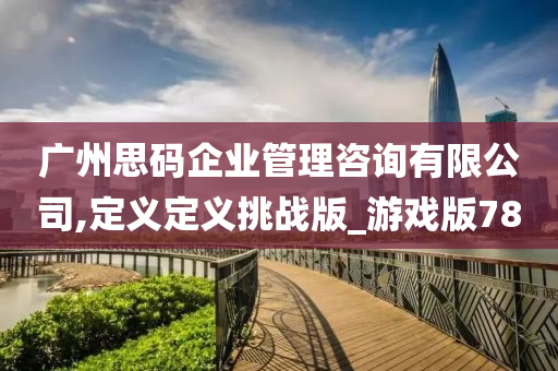 广州思码企业管理咨询有限公司,定义定义挑战版_游戏版78