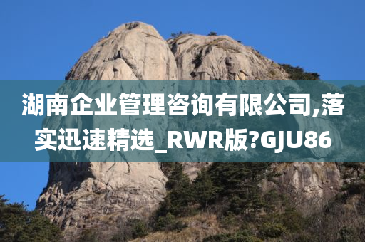 湖南企业管理咨询有限公司,落实迅速精选_RWR版?GJU86