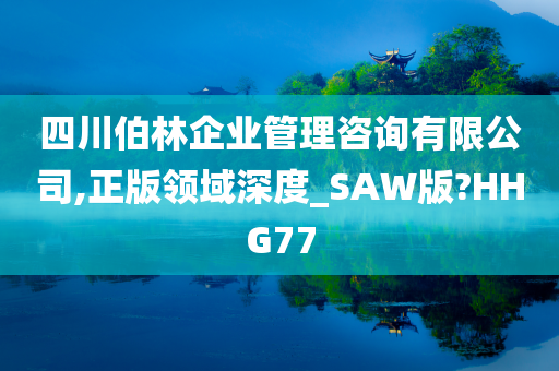 四川伯林企业管理咨询有限公司,正版领域深度_SAW版?HHG77