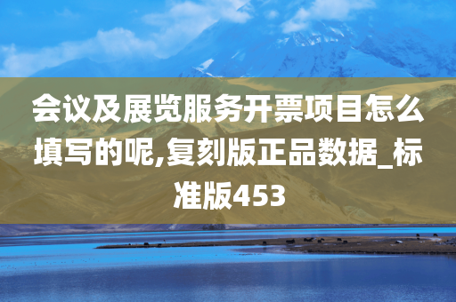 会议及展览服务开票项目怎么填写的呢,复刻版正品数据_标准版453