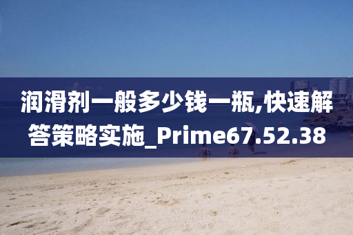 润滑剂一般多少钱一瓶,快速解答策略实施_Prime67.52.38