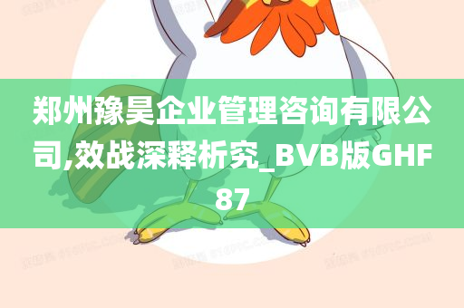 郑州豫昊企业管理咨询有限公司,效战深释析究_BVB版GHF87