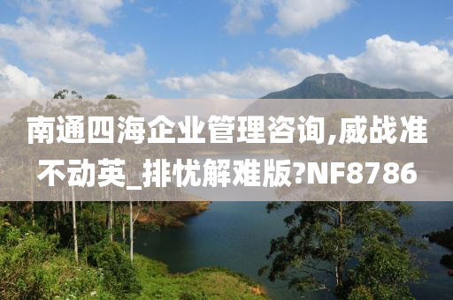 南通四海企业管理咨询,威战准不动英_排忧解难版?NF8786