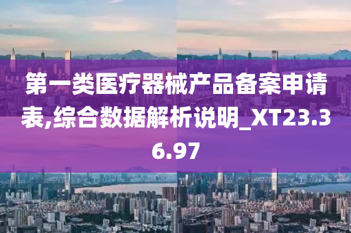 第一类医疗器械产品备案申请表,综合数据解析说明_XT23.36.97