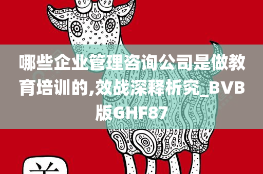 哪些企业管理咨询公司是做教育培训的,效战深释析究_BVB版GHF87