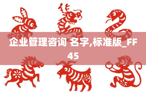 企业管理咨询 名字,标准版_FF45