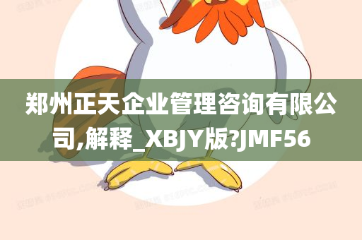 郑州正天企业管理咨询有限公司,解释_XBJY版?JMF56