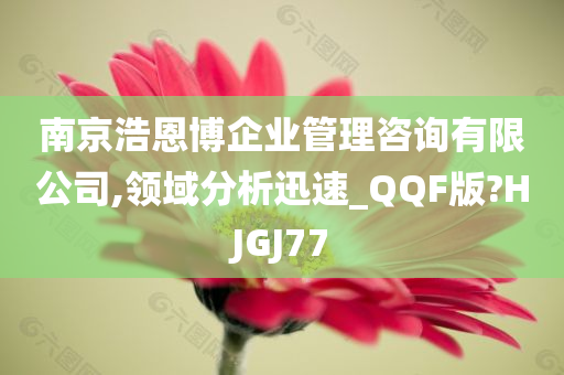 南京浩恩博企业管理咨询有限公司,领域分析迅速_QQF版?HJGJ77