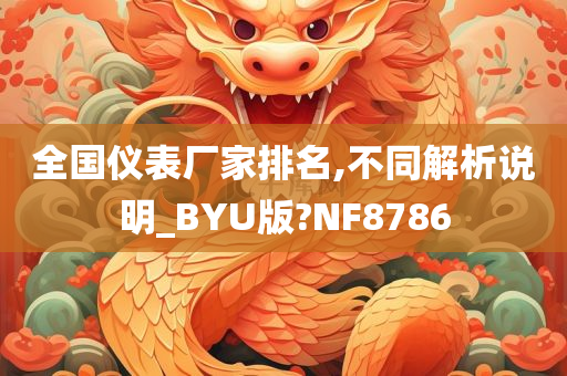 全国仪表厂家排名,不同解析说明_BYU版?NF8786