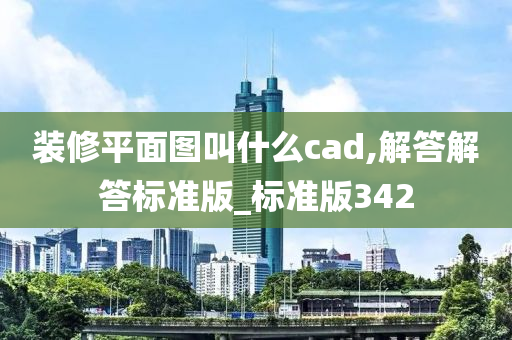 装修平面图叫什么cad,解答解答标准版_标准版342