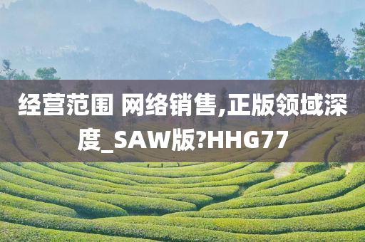 经营范围 网络销售,正版领域深度_SAW版?HHG77