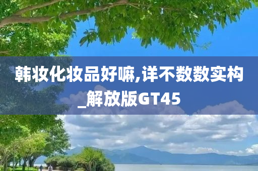 韩妆化妆品好嘛,详不数数实构_解放版GT45