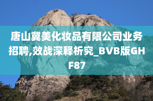 唐山冀美化妆品有限公司业务招聘,效战深释析究_BVB版GHF87