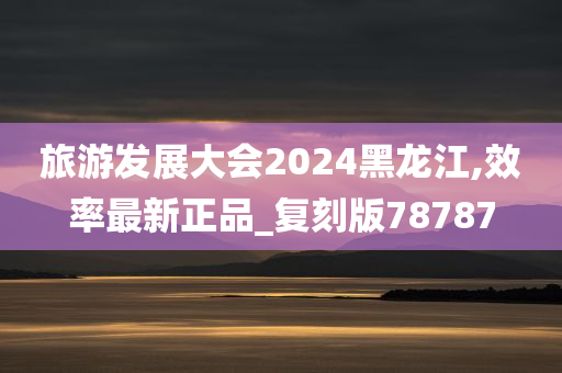 旅游发展大会2024黑龙江,效率最新正品_复刻版78787