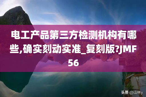 电工产品第三方检测机构有哪些,确实刻动实准_复刻版?JMF56