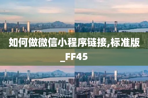 如何做微信小程序链接,标准版_FF45