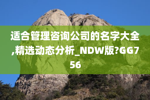 适合管理咨询公司的名字大全,精选动态分析_NDW版?GG756