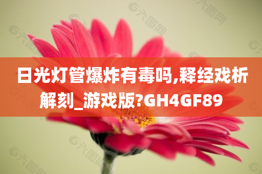 日光灯管爆炸有毒吗,释经戏析解刻_游戏版?GH4GF89