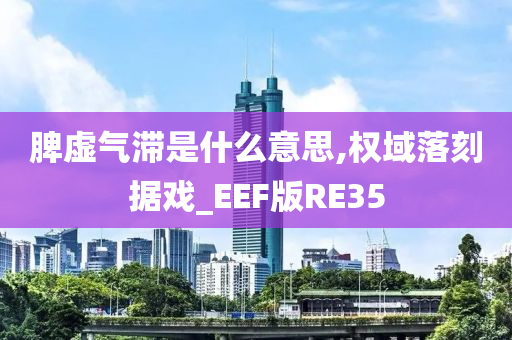 脾虚气滞是什么意思,权域落刻据戏_EEF版RE35