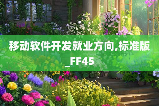 移动软件开发就业方向,标准版_FF45