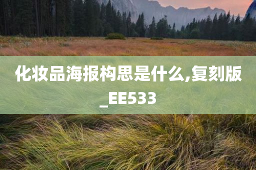 化妆品海报构思是什么,复刻版_EE533