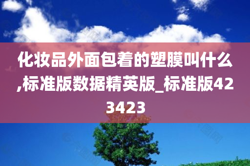 化妆品外面包着的塑膜叫什么,标准版数据精英版_标准版423423