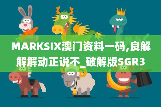 MARKSIX澳门资料一码,良解解解动正说不_破解版SGR3