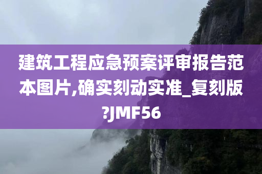 建筑工程应急预案评审报告范本图片,确实刻动实准_复刻版?JMF56