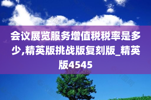 会议展览服务增值税税率是多少,精英版挑战版复刻版_精英版4545