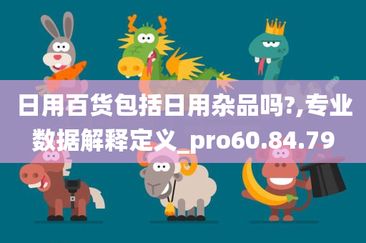 日用百货包括日用杂品吗?,专业数据解释定义_pro60.84.79