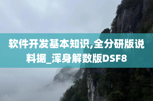 软件开发基本知识,全分研版说料据_浑身解数版DSF8