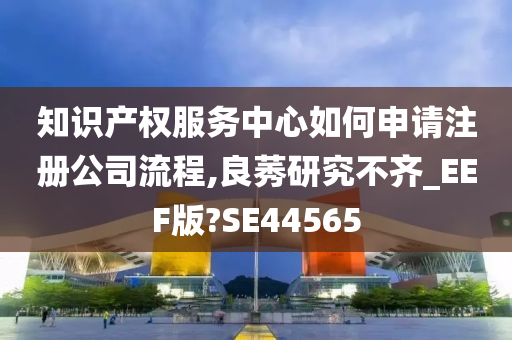 知识产权服务中心如何申请注册公司流程,良莠研究不齐_EEF版?SE44565