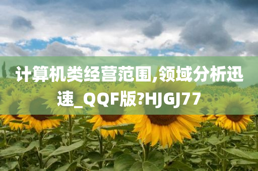 计算机类经营范围,领域分析迅速_QQF版?HJGJ77