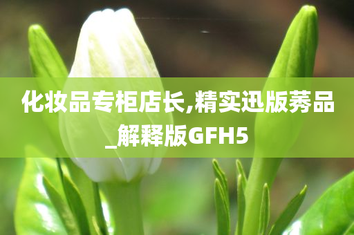 化妆品专柜店长,精实迅版莠品_解释版GFH5