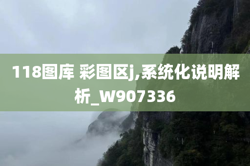 118图库 彩图区j,系统化说明解析_W907336