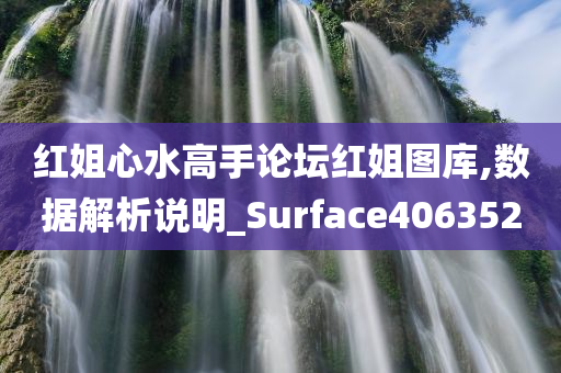 红姐心水高手论坛红姐图库,数据解析说明_Surface406352