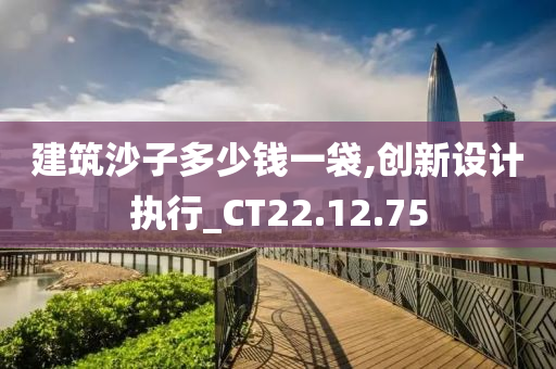 建筑沙子多少钱一袋,创新设计执行_CT22.12.75