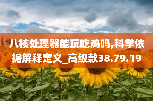 八核处理器能玩吃鸡吗,科学依据解释定义_高级款38.79.19