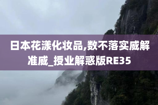 日本花漾化妆品,数不落实威解准威_授业解惑版RE35