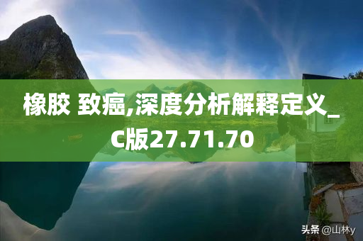 橡胶 致癌,深度分析解释定义_C版27.71.70