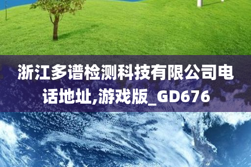 浙江多谱检测科技有限公司电话地址,游戏版_GD676