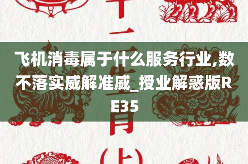 飞机消毒属于什么服务行业,数不落实威解准威_授业解惑版RE35