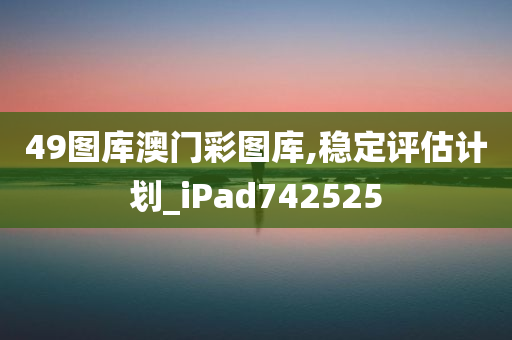 49图库澳门彩图库,稳定评估计划_iPad742525