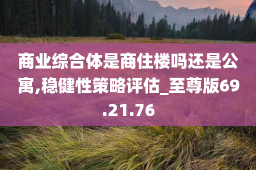 商业综合体是商住楼吗还是公寓,稳健性策略评估_至尊版69.21.76