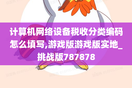 计算机网络设备税收分类编码怎么填写,游戏版游戏版实地_挑战版787878